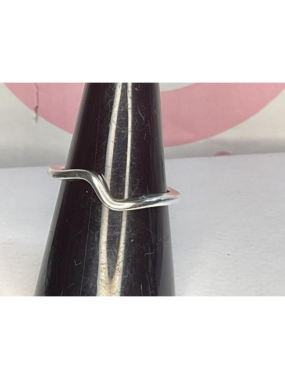 Pandora Polished Wavy Ring Sz 7